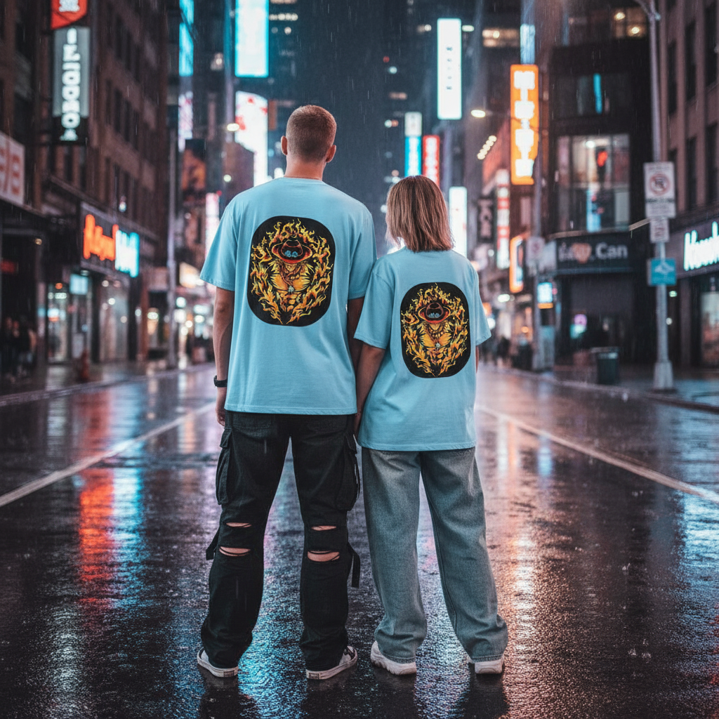 Flame Soul Tee SageBlue